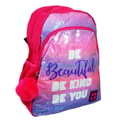 YOLO - Mochila Escolar Juvenil Beatifull Lentejuelas