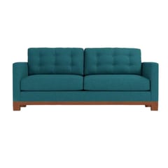 HOGAR & SPACIOS - HYS SOFA 2 CUERPOS CIPOLL VERDE CARCEL