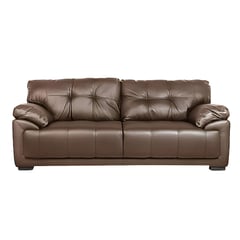 HOGAR & SPACIOS - HYS SOFA 3 CUERPOS ALEGRO MARRON OSCURO