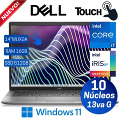 DELL - Laptop Latitude 7440 Hybrid (2-in-1) 14" FHD Touch, Core i7-1355U,Ram 16GB, 512GB SSD, Win11