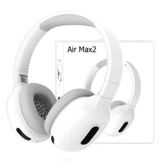 IMPORTADO MC - Audifono Inalambrico Pro Air Max 2 Auriculares Bluetooth Blanco