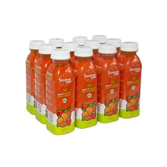 TANDEM HEALTHY - Bebida de Naranja, Fresa y Zanahoria de 350 ml x 12 unidades