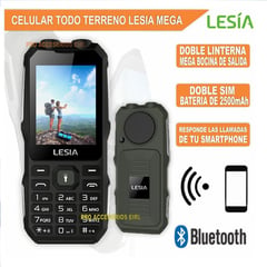 GENERICO - LESIA MEGA CELULAR BASICO TODO TERRENO RECIBE LLAMADAS DE TU SMARTPHONE