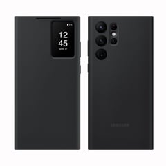 SAMSUNG - Samsung Funda Galaxy S23 Ultra Smart Clear View Cover - Black