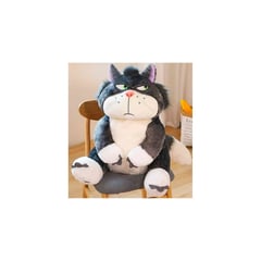 GENERICO - Peluche Gato Lucifer 35cm - Gato Kawaii Enfadado Cenicienta