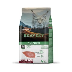 BRAVERY - Pollo Gatos Esterilizados Adultos 2 Kg