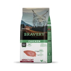 BRAVERY - Pollo Gatos Esterilizados Adultos 7 Kg