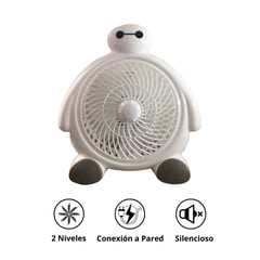 GENERICO - Ventilador de Mesa portátil 2 Niveles Robot