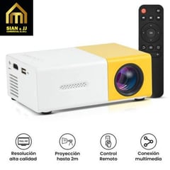 GENERICO - MINI PROYECTOR MULTIMEDIA PORTÁTIL 1080P LED AV VGA HDMI USB SD