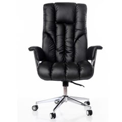 INIUS - Silla Gerencial Ascalon Acolchonada Reclinable 120º Negra