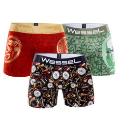 WESSEL - Boxer Pack W6 x3 Hombre