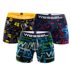 WESSEL - Boxer Pack W8 x3 Hombre