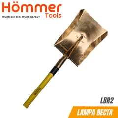 HOMMER - Lampa Recta de Cobre cmango fibra de vidrio