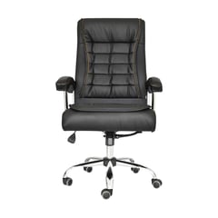 COEA - Silla Giratoria de Oficina Shiny Presidente Negro