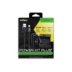 NYKO - Power Kit Plus Paquete De 2 Baterias Xbox Series X y One Cable V8