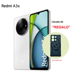 REDMI - XIAOMI A3X 4GB RAM 128GB COLOR BLANCO CÓSMICO CON ESTUCHE RANGER DE REGALO