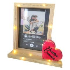 M MATIX SHOP - Regalos Personalizados San Valentín - Regalos Parejas - Cuadro Musical