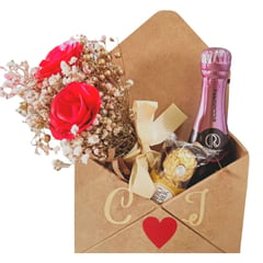 M MATIX SHOP - Regalos Personalizados San Valentín - Regalo Parejas - Sobre de Amor