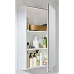 PELIKANO - Mueble organizador gabinete con espejo blanco