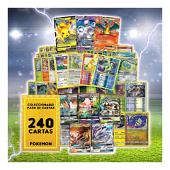 POKEMON - LOTE 240 CARTAS AL AZAR TCG