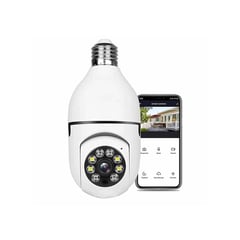 GENERICO - Camara de Seguridad tipo Foco con WIFI de 360° Videocamara