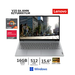 LENOVO - Laptop Lenovo V15 G4 AMN AMD Ryzen 5 7520U,16Gb Ram, 512Gb SSD,15.6” FHD, Wind 82YU00XYLM
