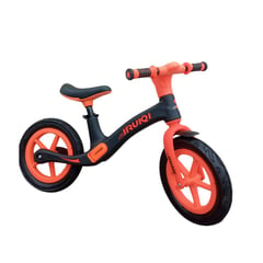 GENERICO - BICICLETA DE EQUILIBRIO INFANTIL NARANJA CON NEGRO - A12