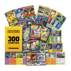 POKEMON - LOTE 300 CARTAS AL AZAR TCG