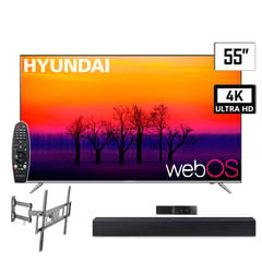 HYUNDAI - Televisor Hyundai 55 WebOs Smart TV HYLED5521W4KM  Magic