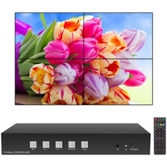 WILCOM - VIDEO WALL CONTROLLER 2X2 - CONTROLADOR DE VIDEO WALL 4 TELEVISORES