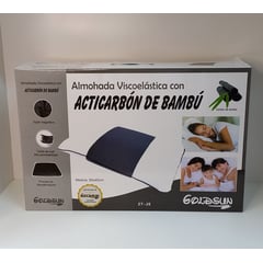 GOLDSUN - ALMOHADA VISCOELÁSTICA ACTI-CARBÓN BAMBÚ memory foam