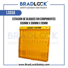 BRADLOCK - Estación para 40 Dispositivos de Bloqueo, Vacía