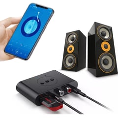 ESSAGER - Receptor Bluetooth 5.0 NFC Audífonos Parlante Equipos Sonido Autos