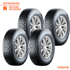 GENERAL TIRE - Pack de 4 Llantas 245/65R17 GRABBER AT 111H