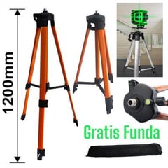 OEM - Trípode Ajustable 5-8 de 1m hasta 120cm y Funda para Nivel Láser