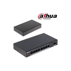 DAHUA - Switch Conmutador de 8 canales POE 96w