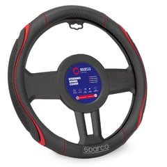 SPARCO - Forro Funda De Timon Fibra Carbono Elegante SPS138RD