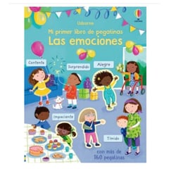 GENERICO - Libro Infantil Mi primer libro de pegatinas - Las Emociones Usborne