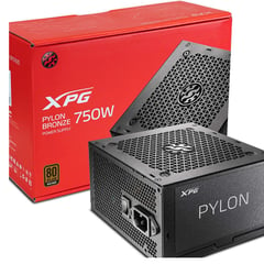 XPG - FUENTE DE PODER PYLON 750W BLACK 80 PLUS BRONZE