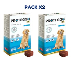 PROTEGGO - ANTIPULGAS 20 A 40 KG PACK X2