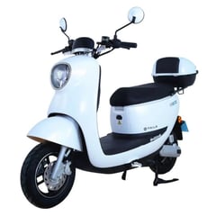 GREENLINE - Moto Electrica N8 BLANCO Motor 1500w Plomo Grafeno