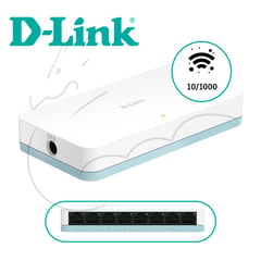 DLINK - Switch 8 Puertos Gigabit 100/1000