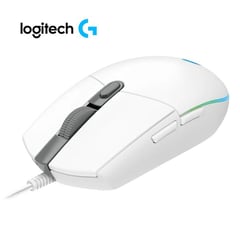 LOGITECH - Mouse Logitec G203 Optico Lightsync 8000 dpi RGB USB White