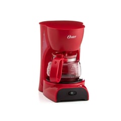 OSTER - Cafetera 4 tazas rojo BVSTDCDR5R