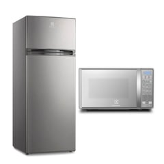 ELECTROLUX - Combo Refrigeradora Top Mount Frost 205LERTY20G2HVI Microondas 20LEMDO20S2GSRUGElectrolux