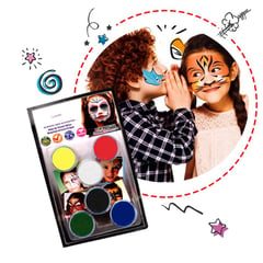 MASK COLORS - Caritas Pintadas maquillaje Set x 6 unds