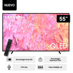 Televisor 55” QLED UHD 4K Smart TV QN55Q60CAGXPE