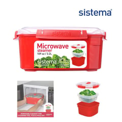 SISTEMA - RECIPIENTE PARA MICROONDAS Y VAPORIZADOR DE VERDURAS