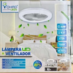 GENERICO - FOCO VENTILADOR LED AHORRADOR 30W 2 en 1