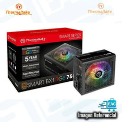 THERMALTAKE - FUENTE DE PODER SMART 750W 80 PLUS P/N:PS-SPR-0750NHFABU-1